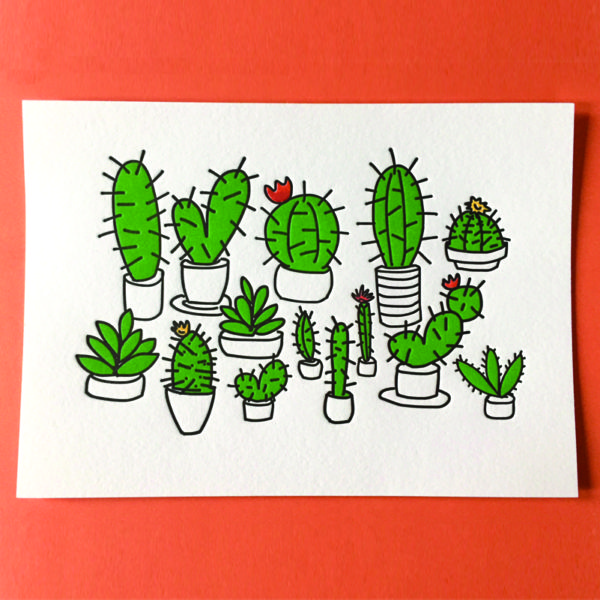 Cactus Garden Letterpress