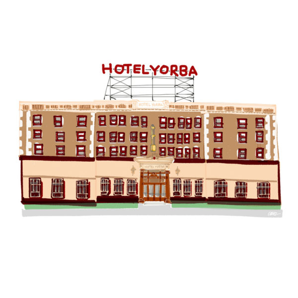 Hotel Yorba Giclée