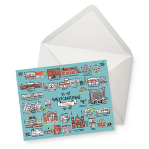 Mexicantown Buildings Note cards
