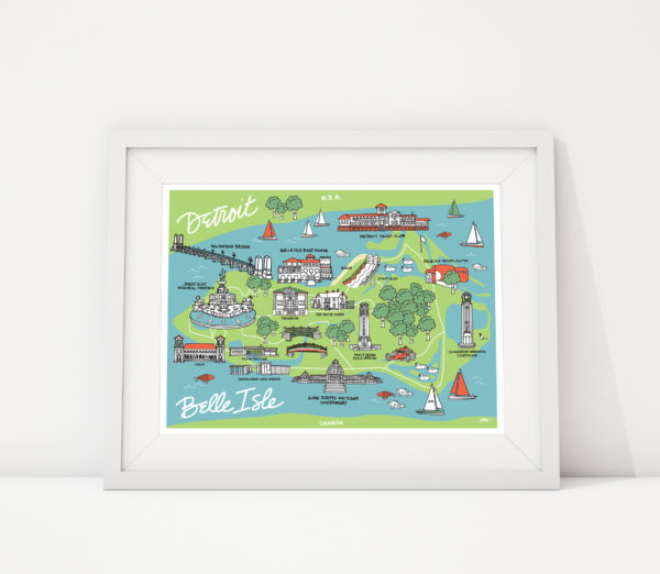 Belle Isle Art Print